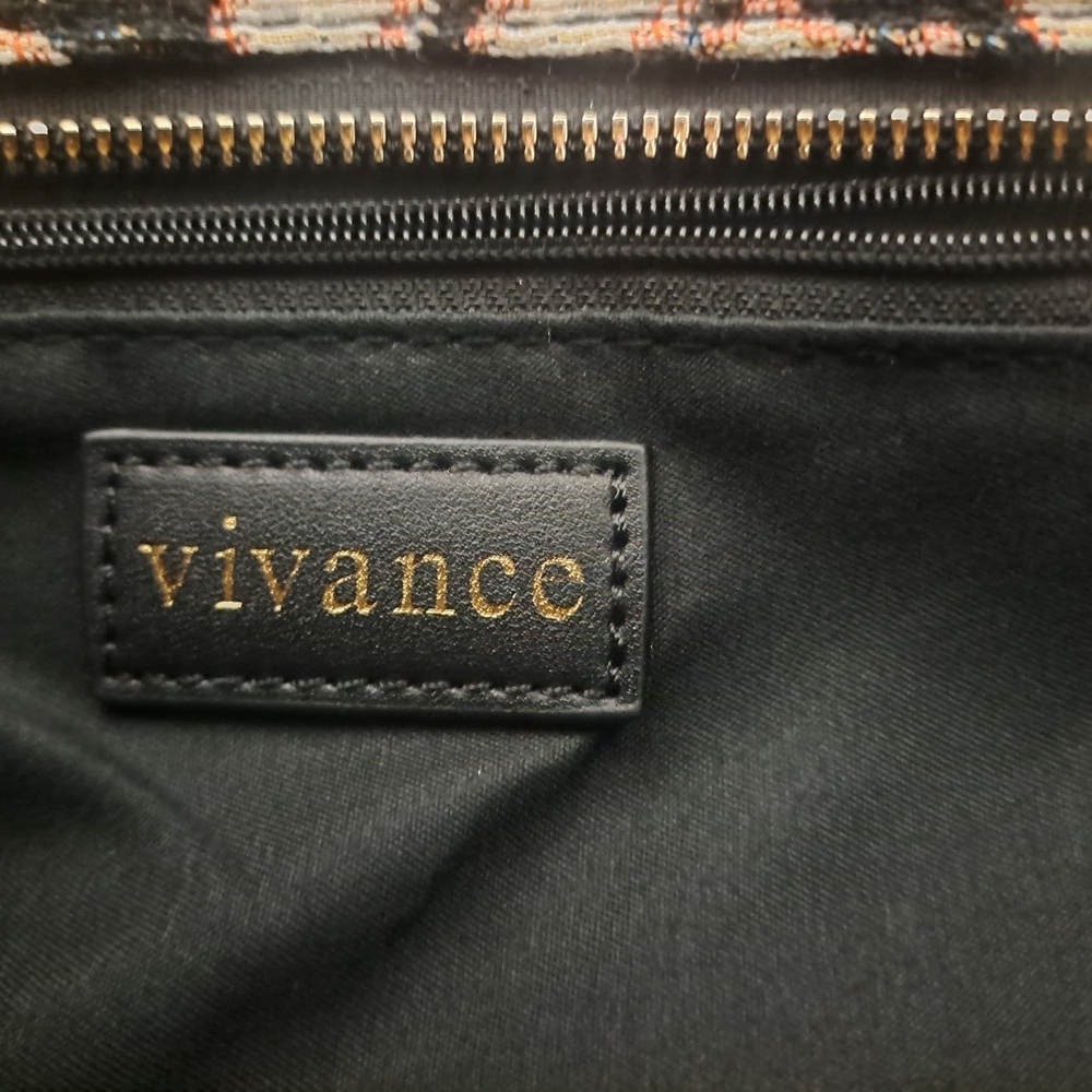 Vivance Boho Woven Tote Bag with Strap - Picture 3 of 4